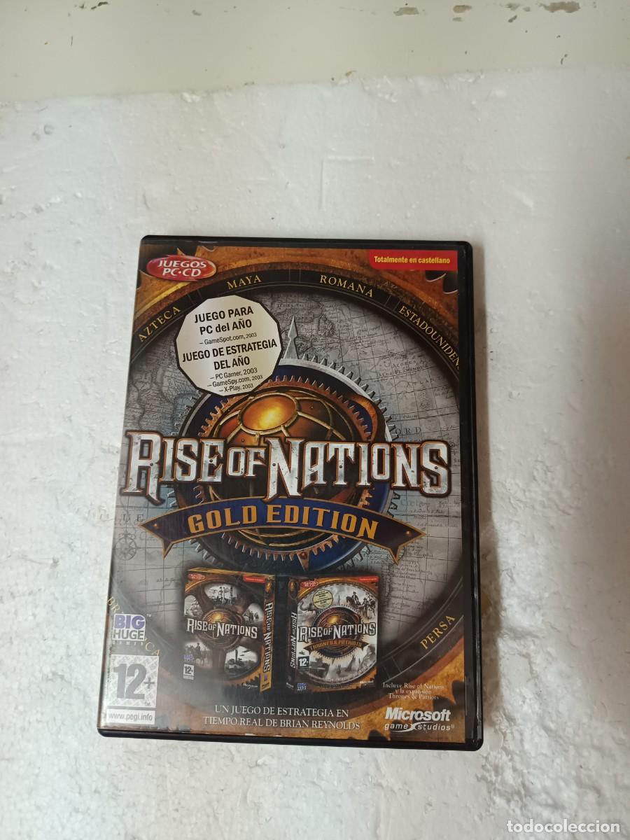 Videojuegos y consolas: Juego antiguo pc rise of nations edici&oacute;n de oro