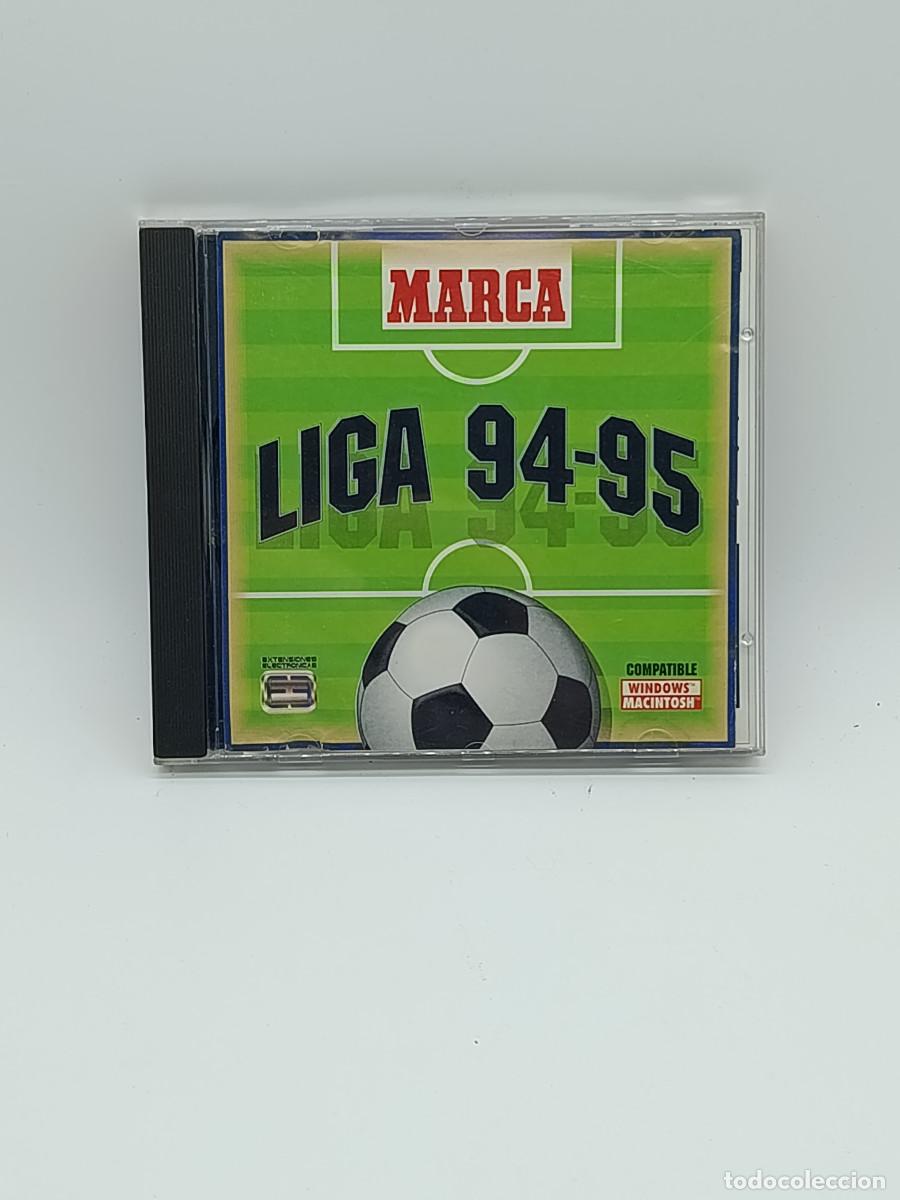 Videojuegos y consolas: MARCA LIGA 94-95 -DATOS PARA LA LIGA FANT&Aacute;STICA-PC CD ROM-RECOLETOS C&Iacute;A. EDITORIAL S.A.A&Ntilde;O 1995. MYJ