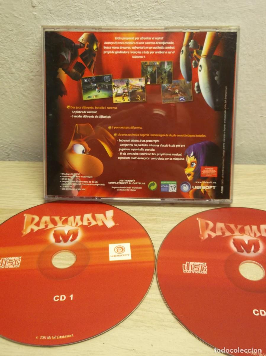 Videojuegos y consolas: RAYMAN M 2 DISCOS JUEGO PC - Foto 2