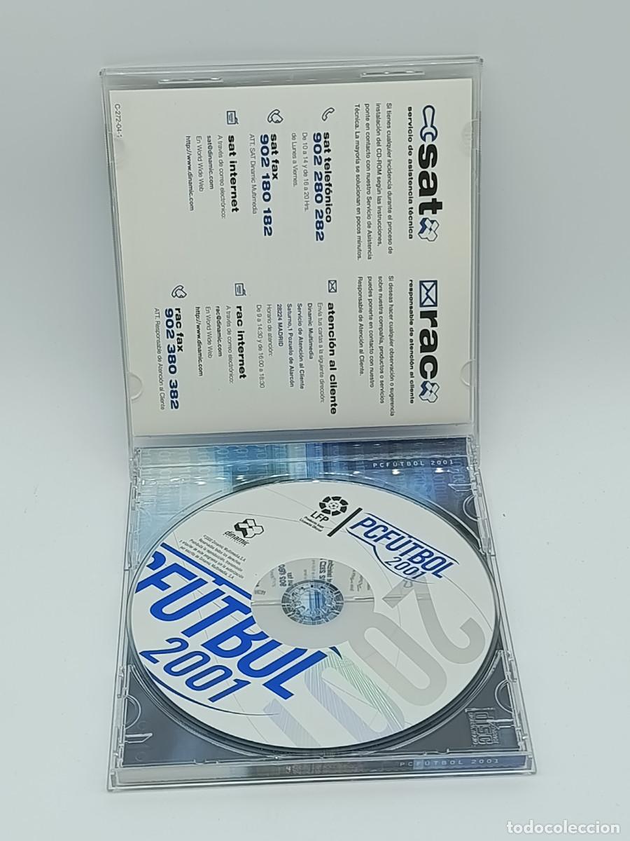 Videojuegos y consolas: VIDIOJUEGO PC FUTBOL 2001. CD ROM DINAMIC. - Foto 2