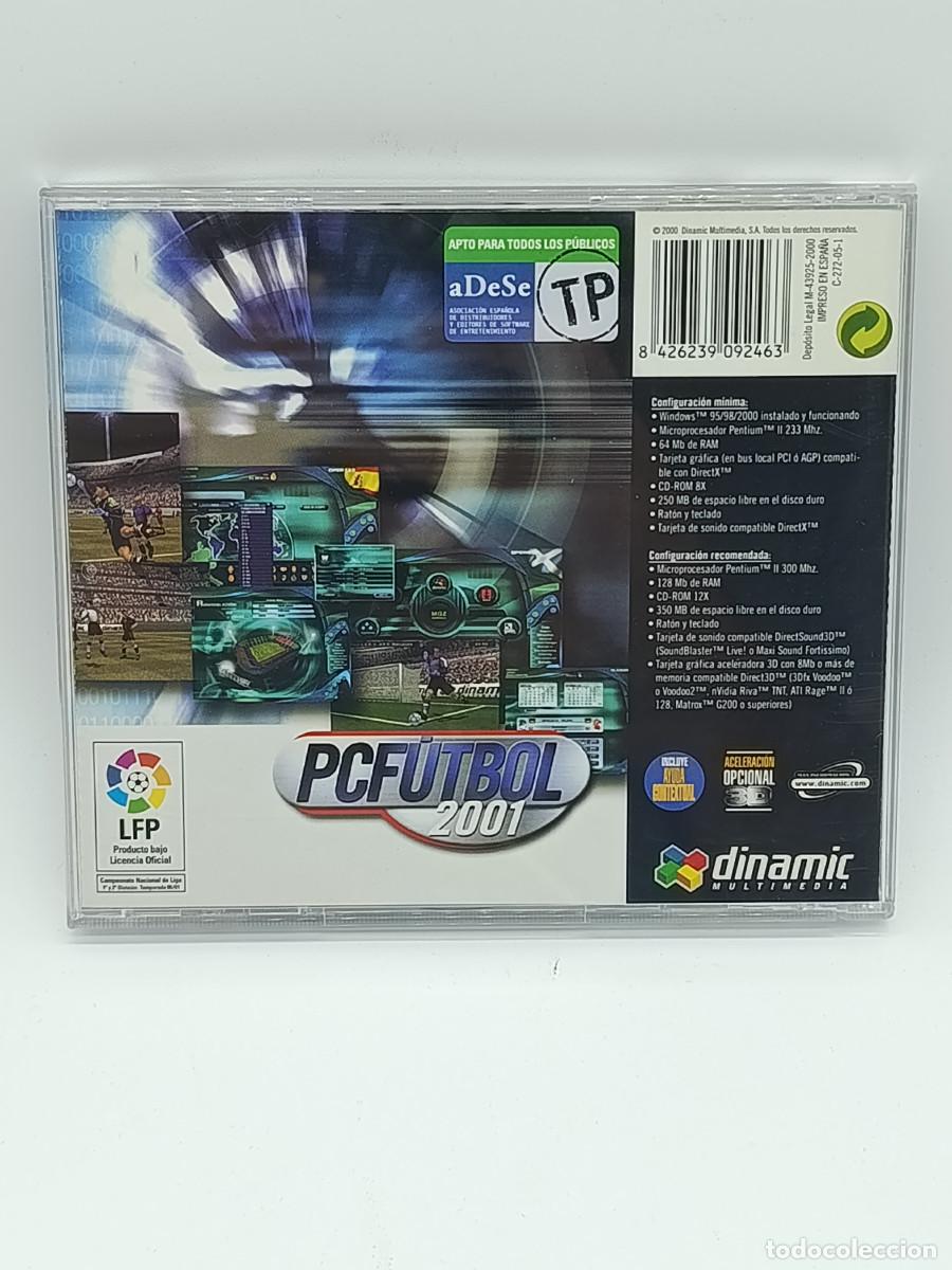 Videojuegos y consolas: VIDIOJUEGO PC FUTBOL 2001. CD ROM DINAMIC. - Foto 3