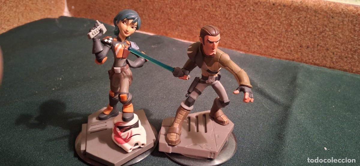 Videojuegos y consolas: Lote de Figuras Disney Infinity 3.0: Star Wars Rebels (Sabine Wren y Kanan Jarrus)