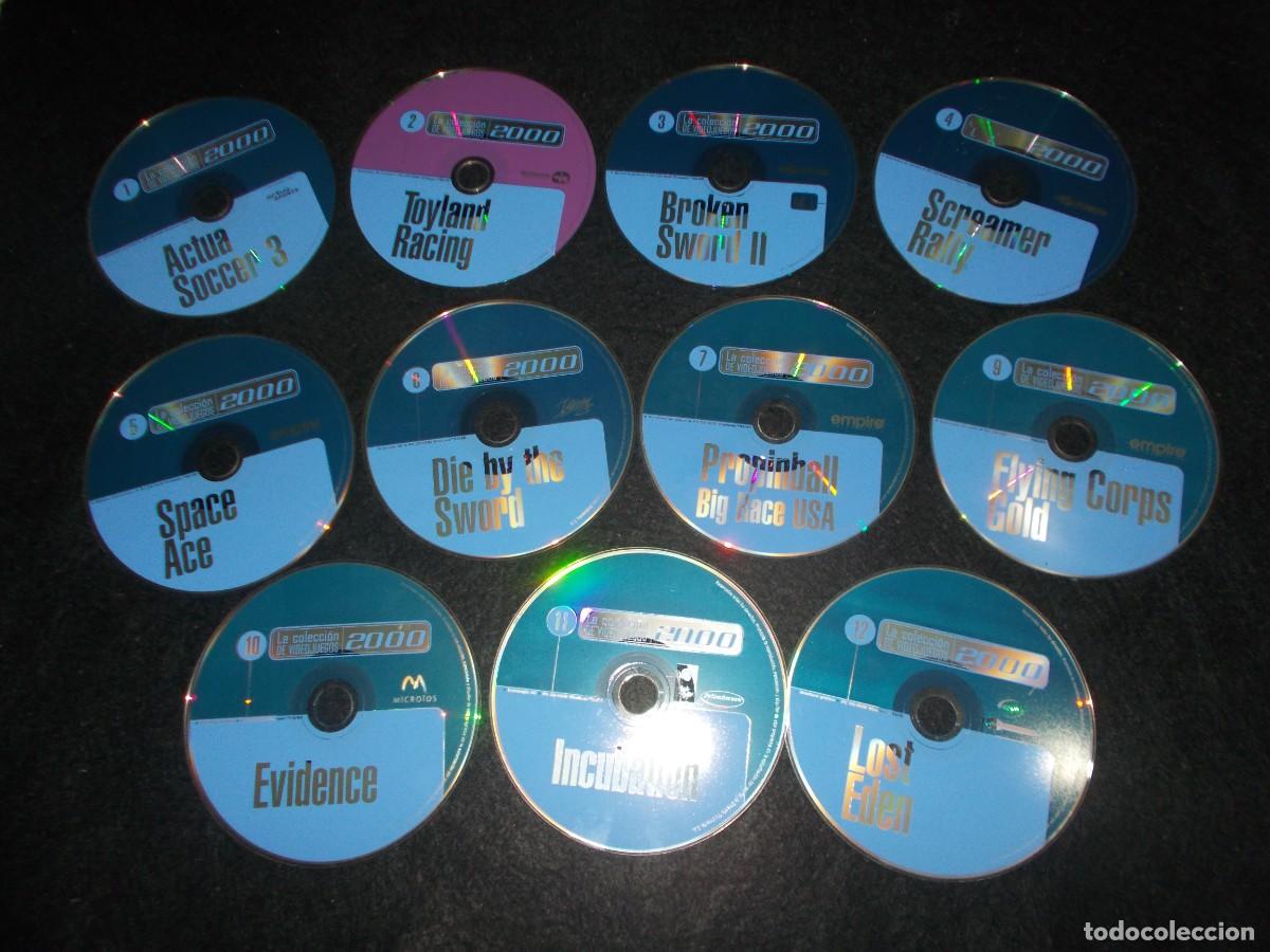 Videojuegos y consolas: Lote 11 CD LA COLECCI&Oacute;N DE VIDEOJUEGOS 2000, falta el 8 para Completa. Sin Cajas. Ver fotos. Videoju