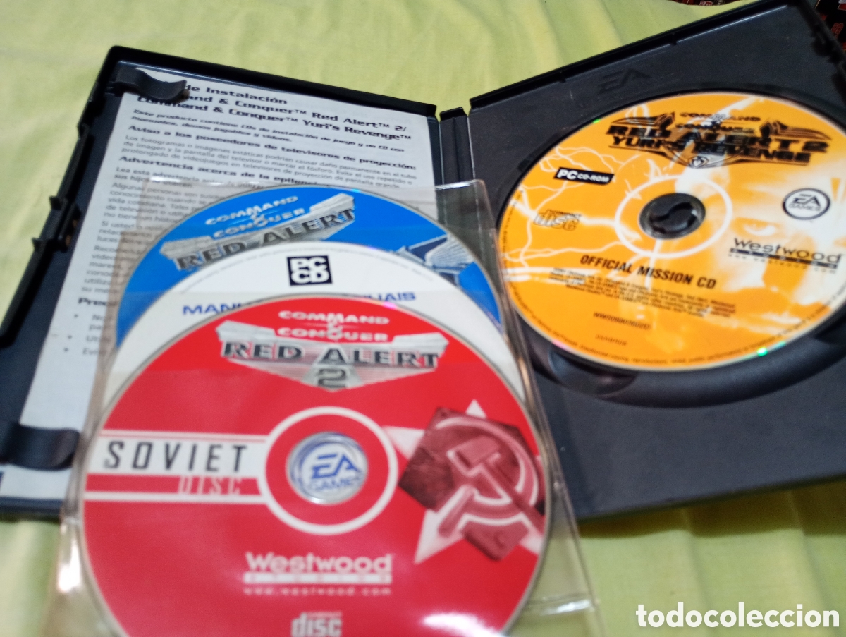 Videojuegos y consolas: Command & conquer red alert 1 y 2 PC CD ROM - Foto 2