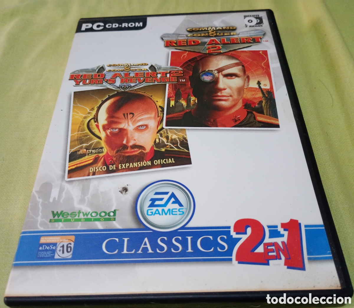 Videojuegos y consolas: Command & conquer red alert 1 y 2 PC CD ROM