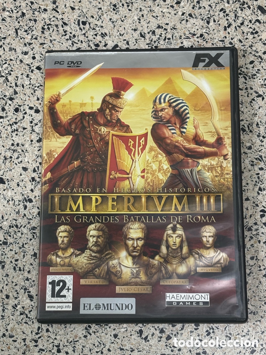 Videojuegos y consolas: Imperivm III Las Grandes Batallas de Roma PC DVD FX Interactive Completo Espa&ntilde;ol