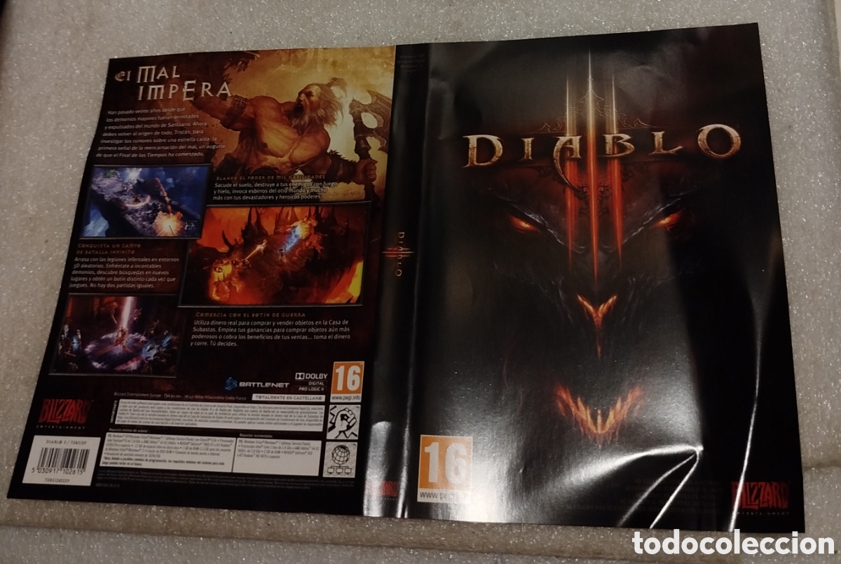 Videojuegos y consolas: Diablo II. SOLO CAR&Aacute;TULA. PC