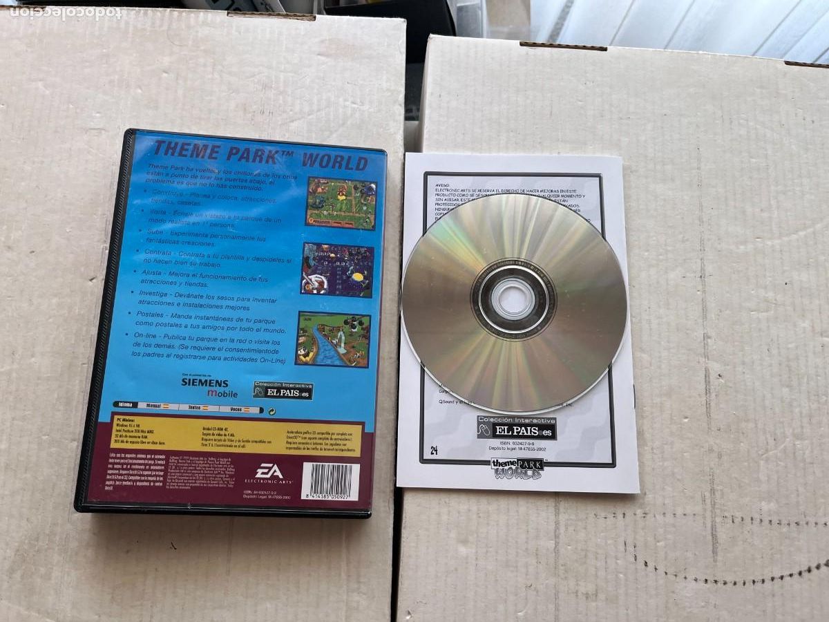 Videojuegos y consolas: THEME PARK WORLD ... PC CD ROM KREATEN - Foto 2