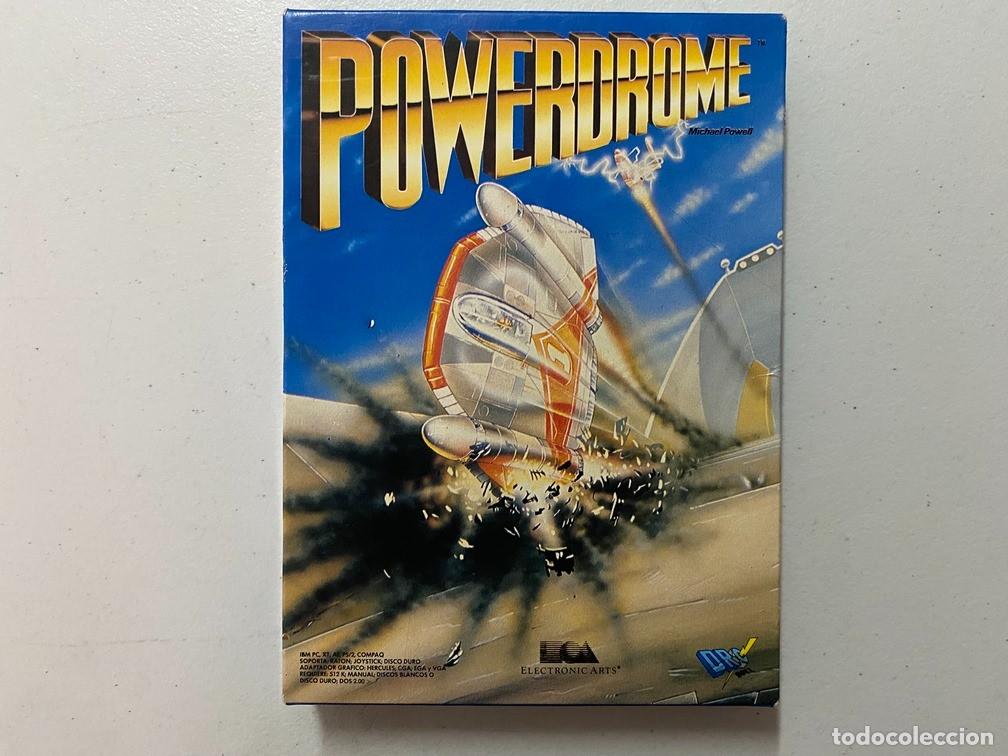 Videojuegos y consolas: POWERDROME - PC Videojuego Caja media de cart&oacute;n