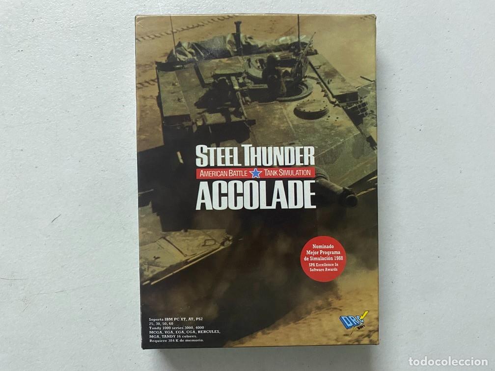 Videojuegos y consolas: STEEL THUNDER - PC Videojuego Caja media de cart&oacute;n