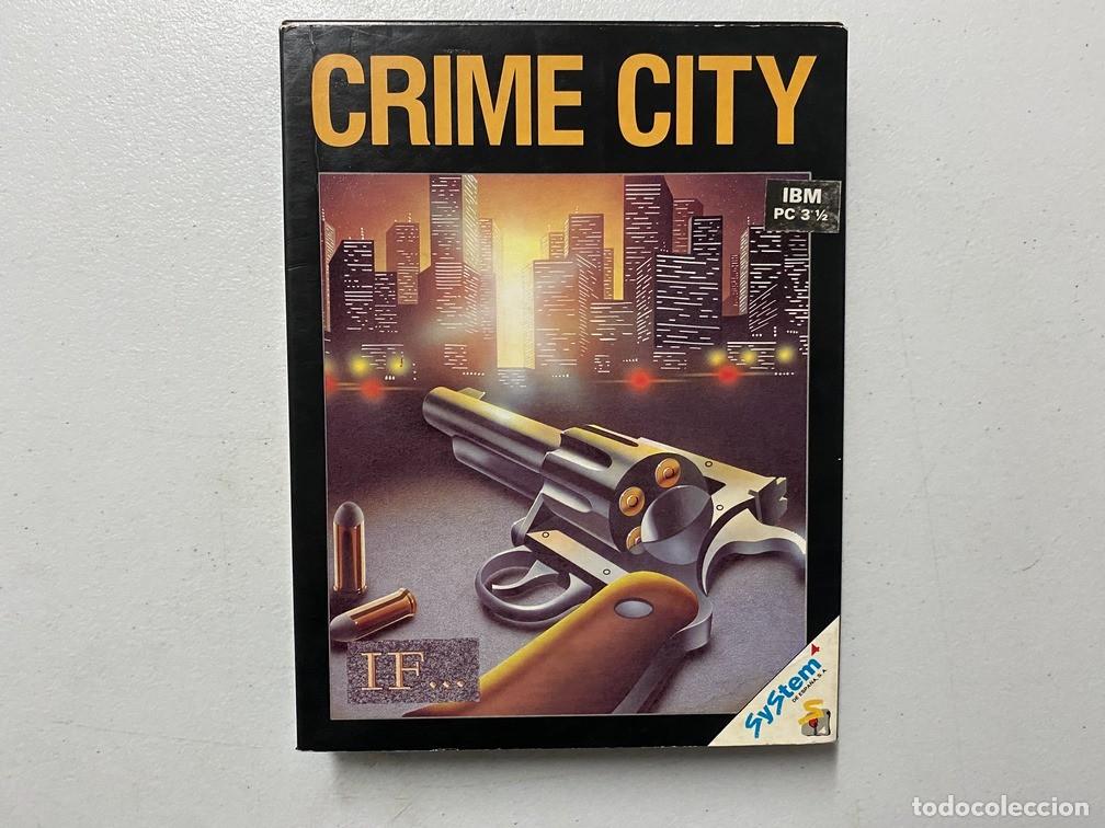 Videojuegos y consolas: CRIME CITY - PC Videojuego Caja media de cart&oacute;n