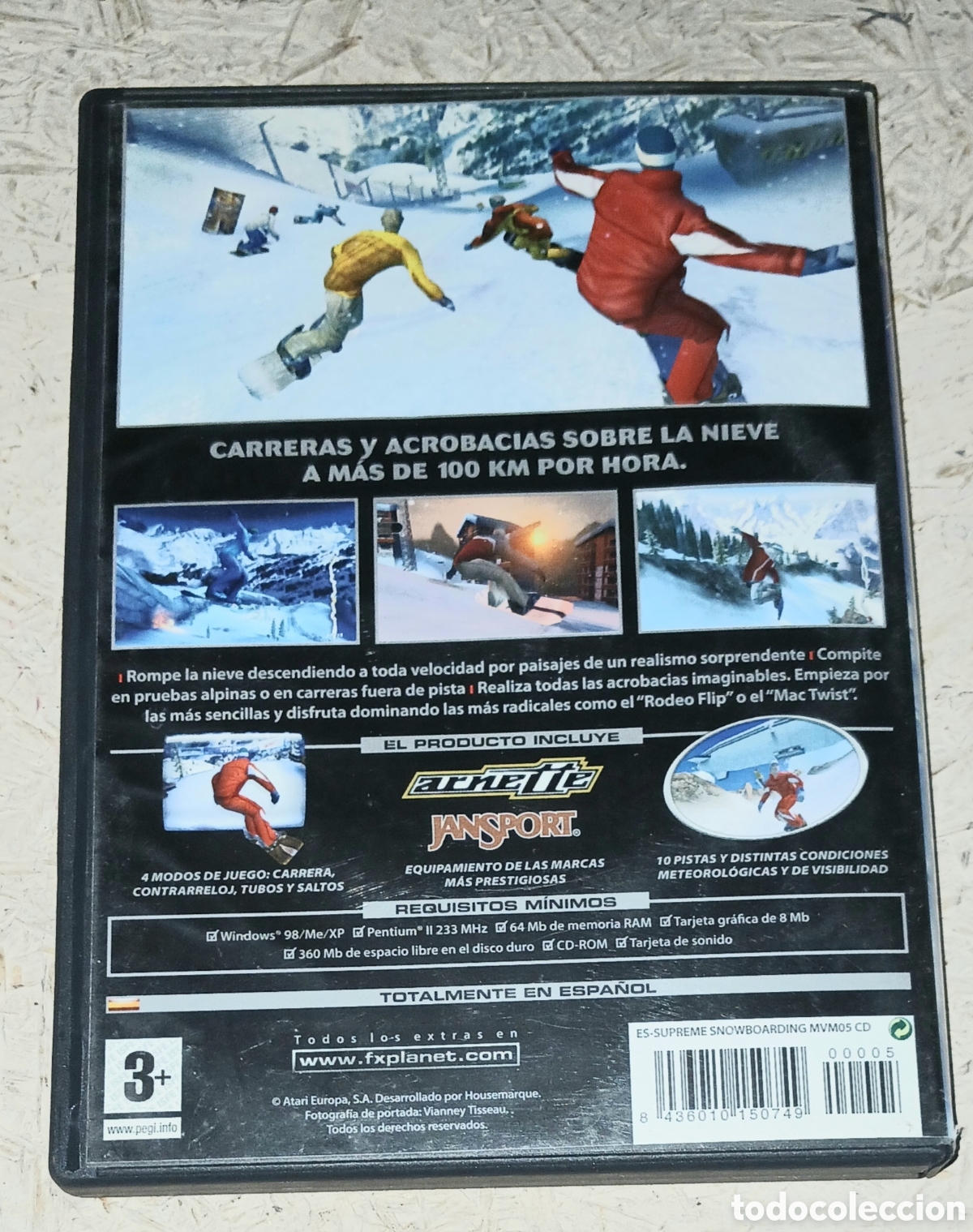 Videojuegos y consolas: Videojuego PC CD-ROM Supreme Snowboarding - FX Interactive / Atari MVM 2005 - Foto 3