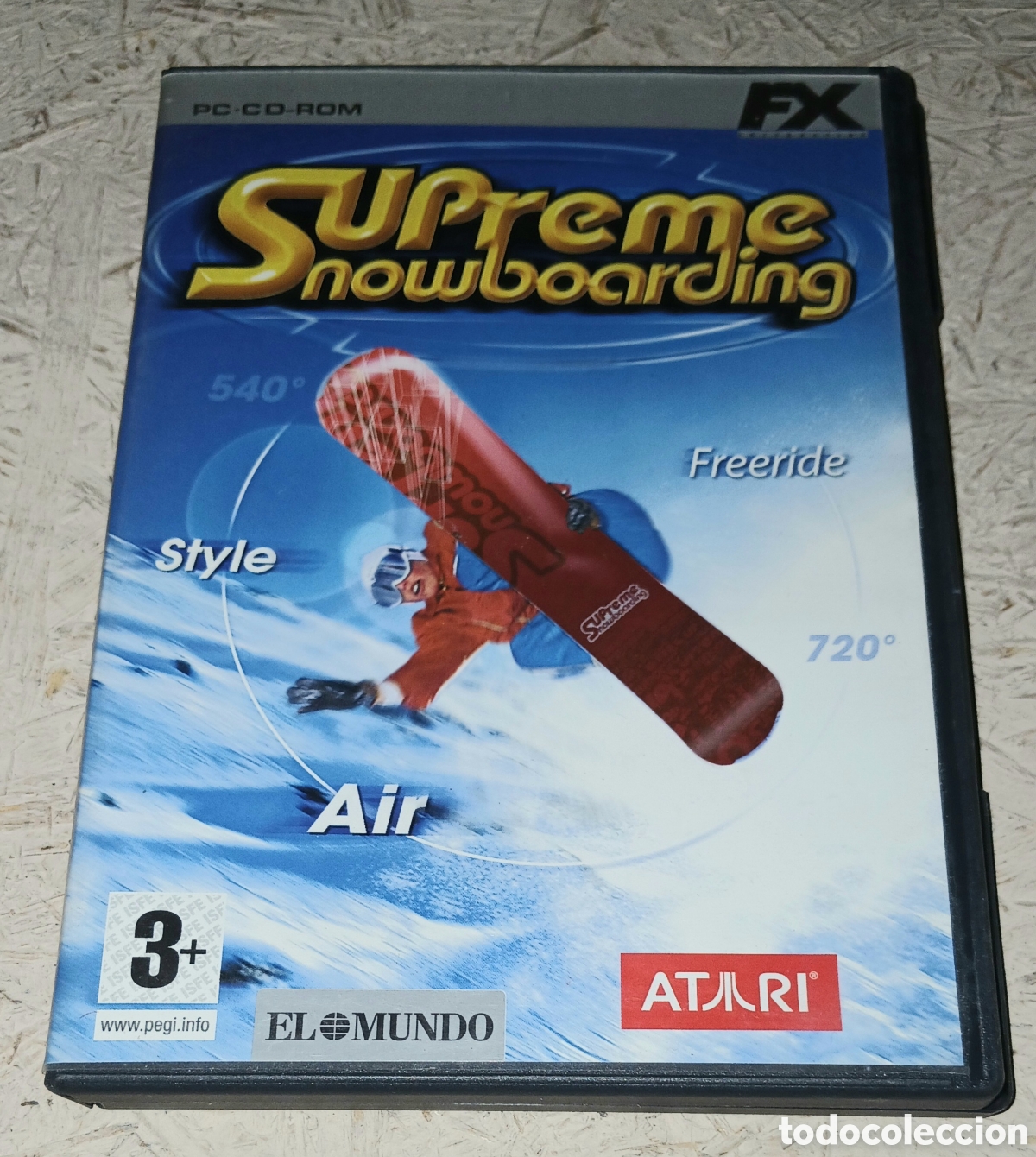 Videojuegos y consolas: Videojuego PC CD-ROM Supreme Snowboarding - FX Interactive / Atari MVM 2005