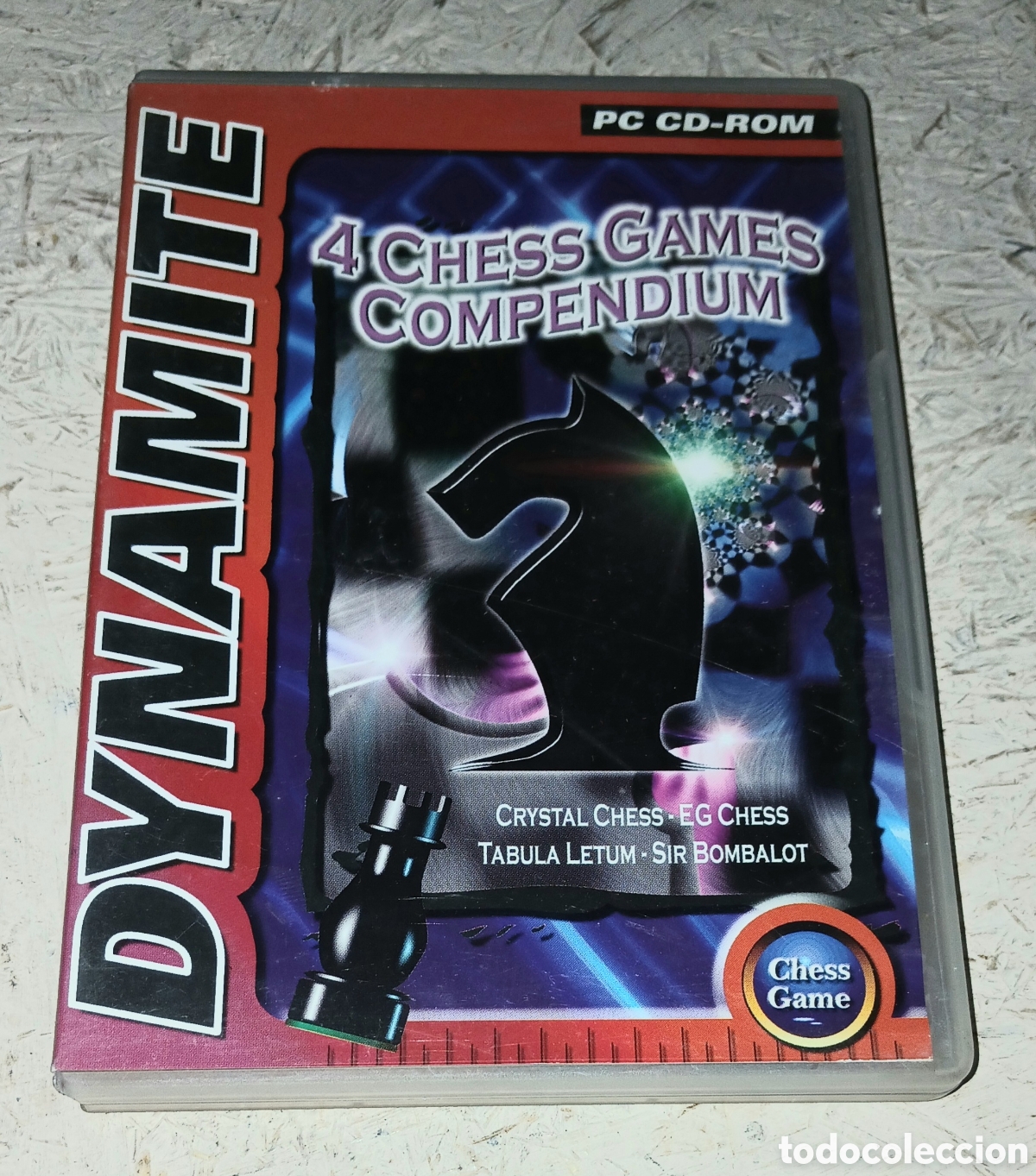 Videojuegos y consolas: CD-ROM PC 4 Chess Games Compendium - Dynamite / Cyberium (Incluye CD extra Club Ajedrez Torremolinos