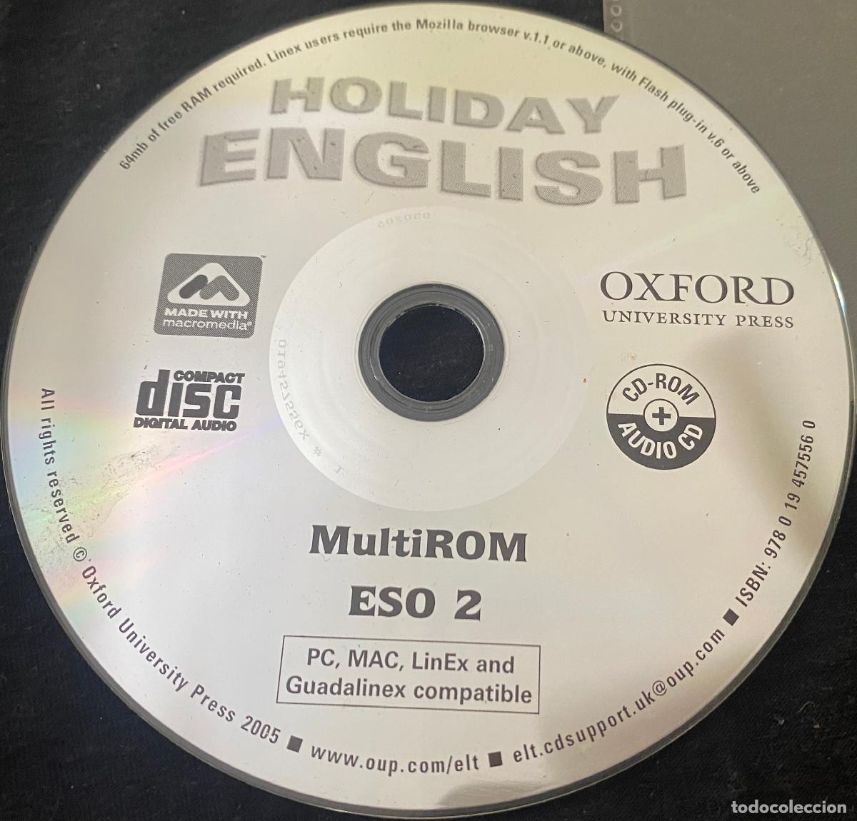 Videojuegos y consolas: 'Holiday English'. CD-ROM con actividades, di&aacute;logos y canciones para aprender ingl&eacute;s. 2005.