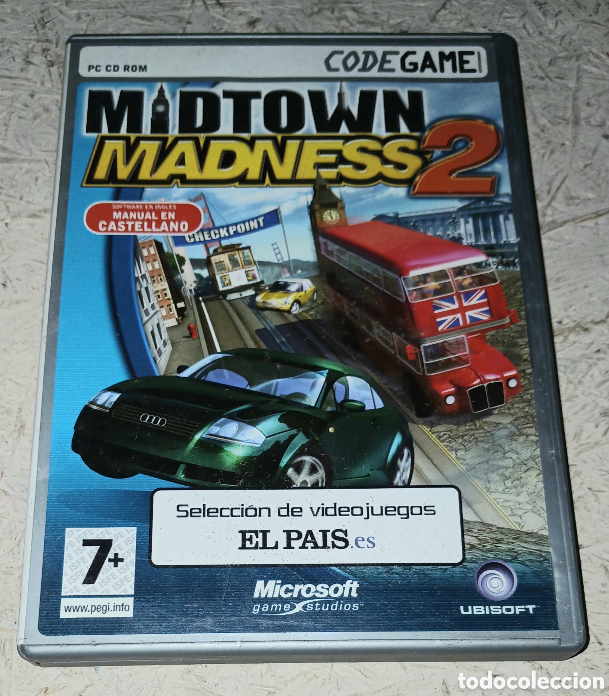 Videojuegos y consolas: Videojuego PC CD-ROM Midtown Madness 2 - Edici&oacute;n CodeGame / El Pa&iacute;s (Microsoft / Ubisoft