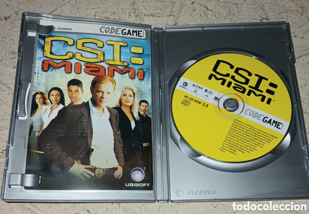 Videojuegos y consolas: Videojuego PC CD-ROM CSI: Miami - Edici&oacute;n CodeGame / Ubisoft (3 Discos, Doblado al Castellano) - Foto 2
