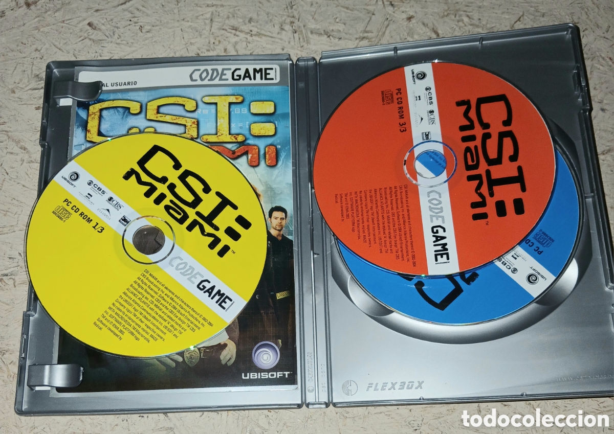 Videojuegos y consolas: Videojuego PC CD-ROM CSI: Miami - Edici&oacute;n CodeGame / Ubisoft (3 Discos, Doblado al Castellano) - Foto 3