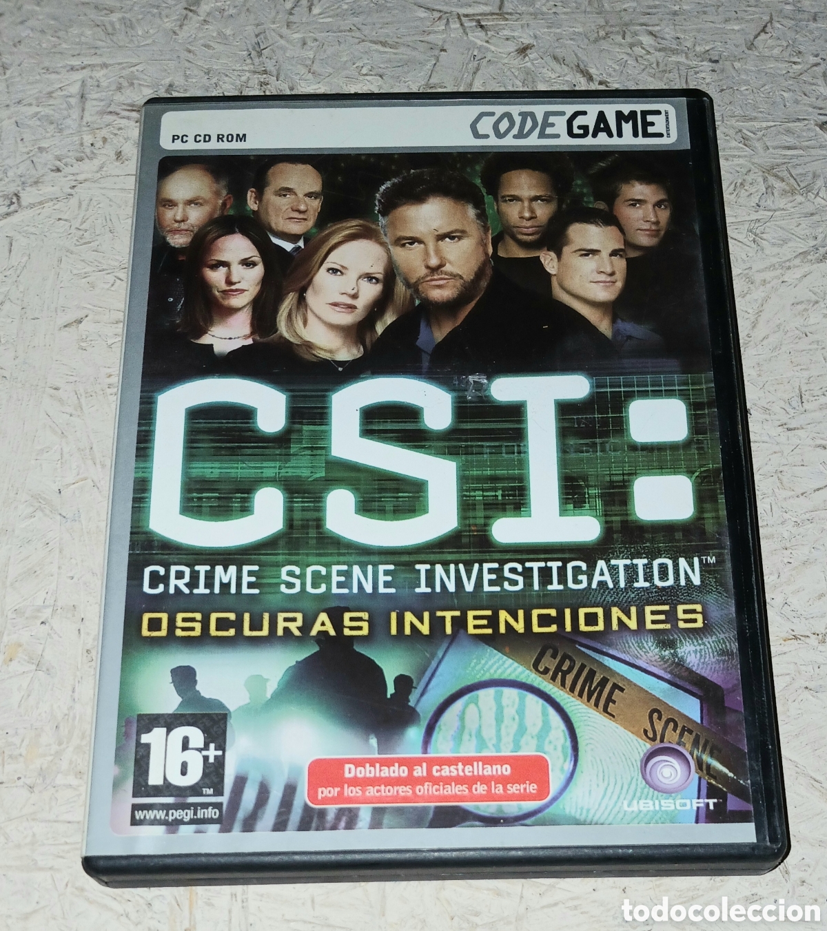 Videojuegos y consolas: Videojuego PC CD-ROM CSI: Crime Scene Investigation - Oscuras Intenciones Edici&oacute;n CodeGame / Ubisof