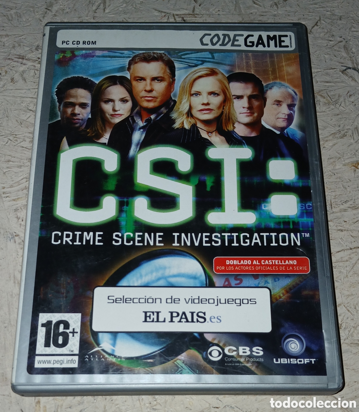Videojuegos y consolas: Videojuego PC CD-ROM CSI: Crime Scene Investigation - Edici&oacute;n CodeGame / El Pa&iacute;s Ubisoft, 3 Discos