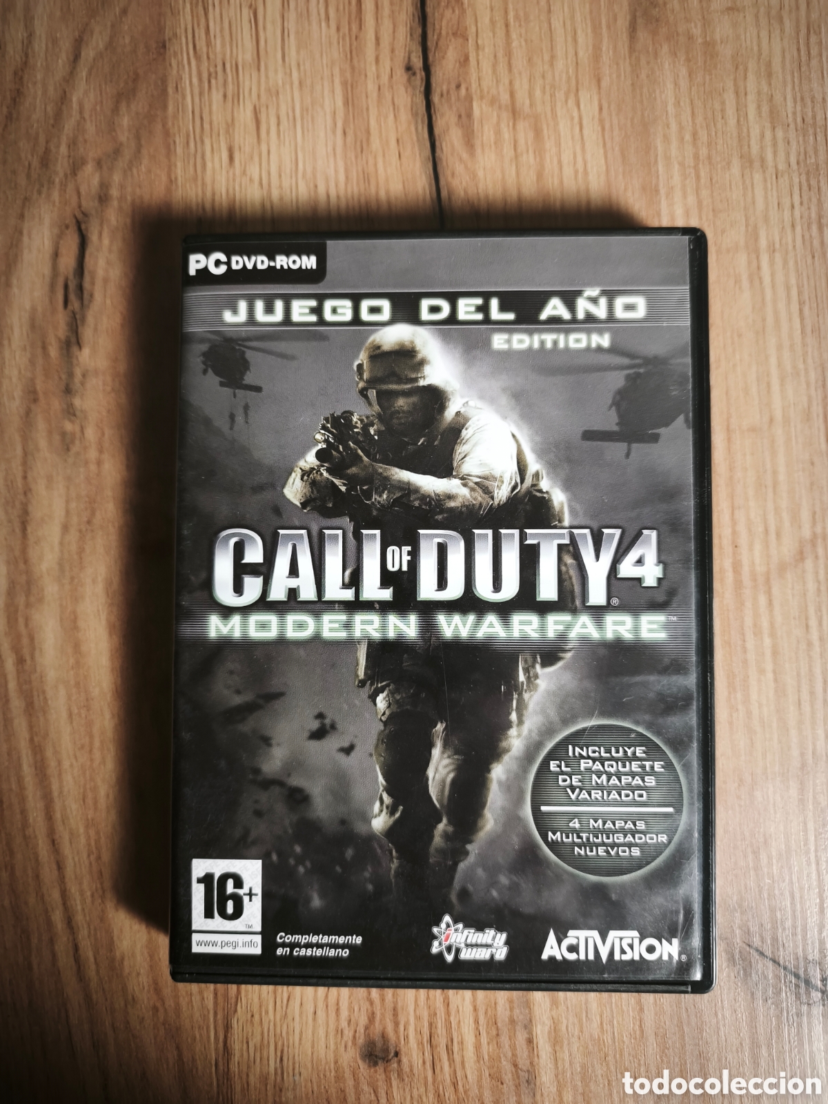 Videojuegos y consolas: Videojuego Call of Duty 4: Modern Warfare - Edici&oacute;n Juego del A&ntilde;o (PC DVD-ROM) - COMPLETO CON MANUAL