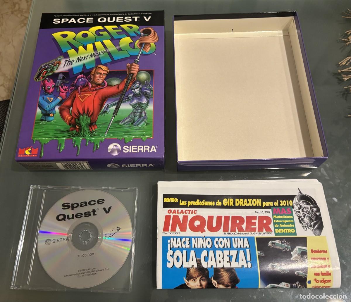 Videojuegos y consolas: SPACE QUEST V Roger Wilco The Next Mutation de Sierra CD - Foto 3