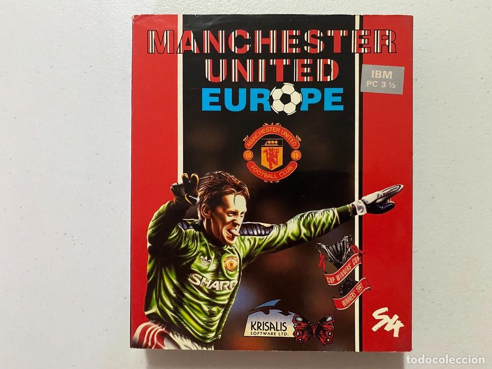 Videojuegos y consolas: MANCHESTER UNITED EUROPE - PC Videojuego Caja media de cart&oacute;n