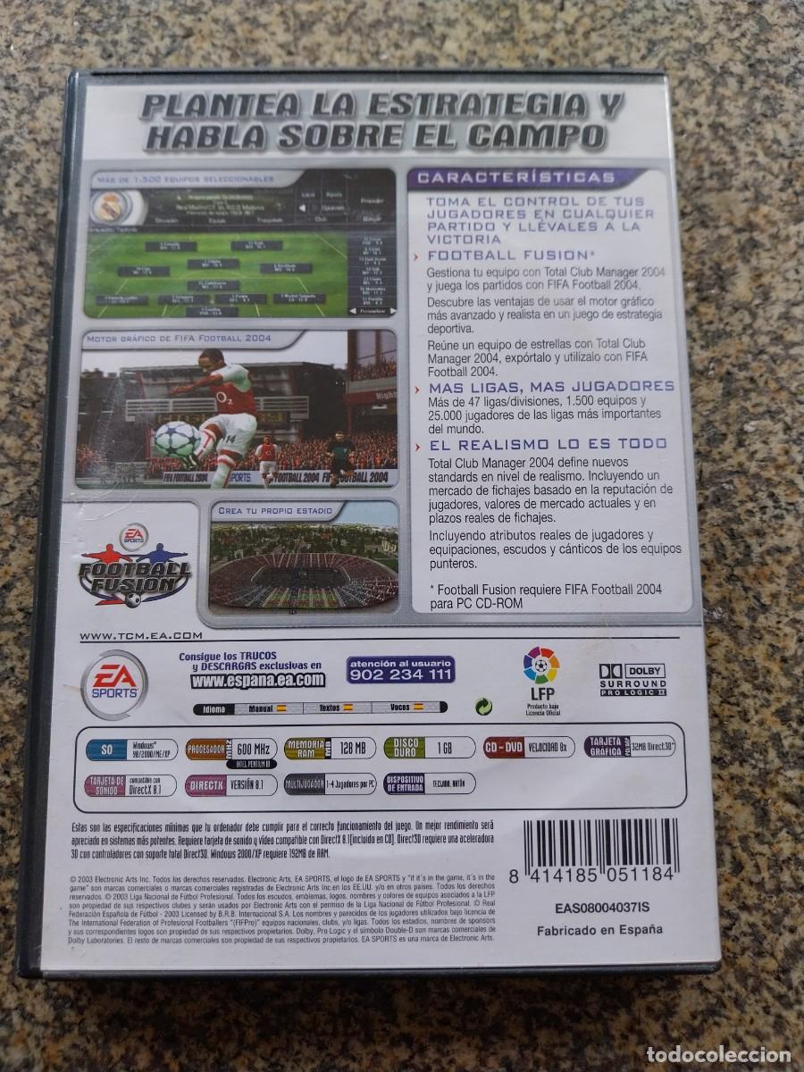 Videojuegos y consolas: JUEGO PC CD-ROM -- TOTAL CLUIB MANAGER 2004 -- - Foto 2