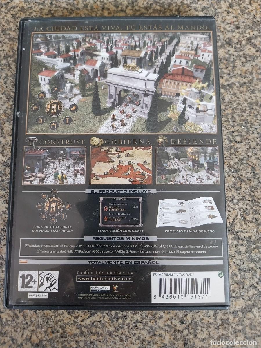 Videojuegos y consolas: JUEGO PC CD-ROM -- IMPERIUM CIVITAS -- - Foto 2