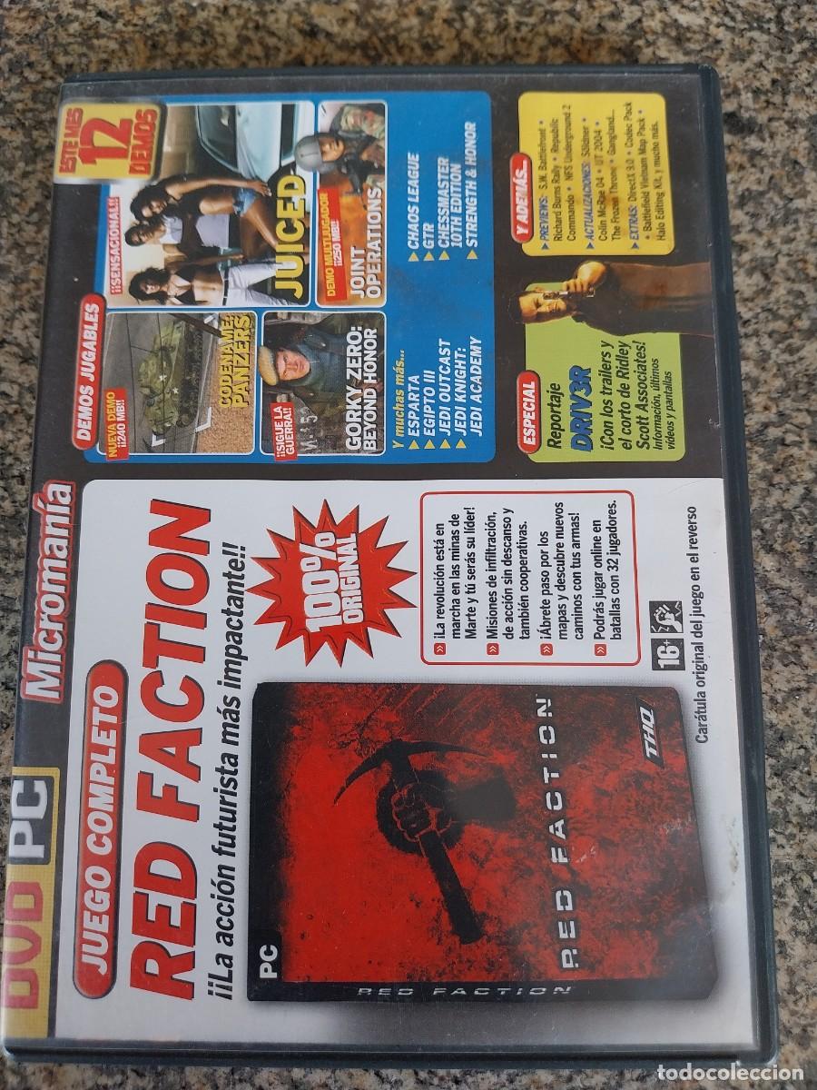 Videojuegos y consolas: JUEGO PC CD-ROM -- RED FACTION -- MICROMANIA --