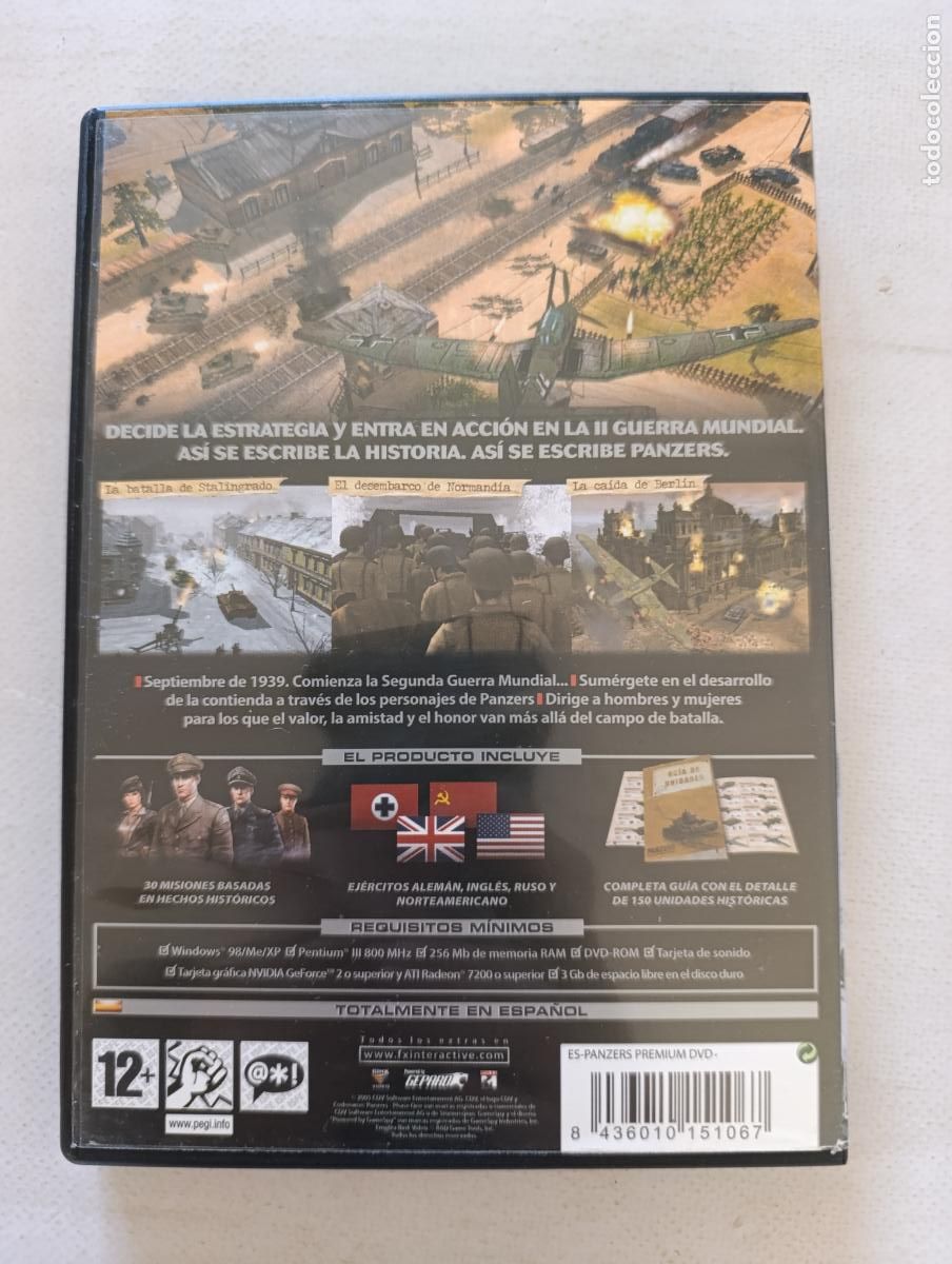 Videojuegos y consolas: PC PANZERS - CODENAME: PANZERS PHASE ONE - FX (HS) - Foto 3