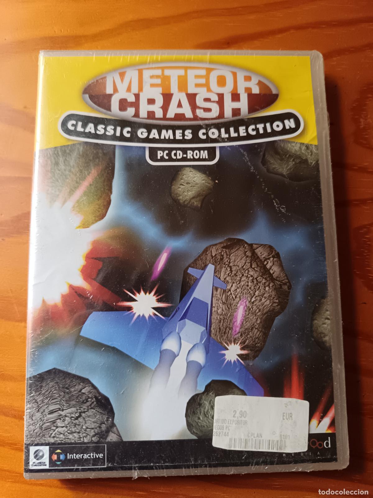 Videojuegos y consolas: METEOR CRASH. Classic Games Collection PC CD Nuevo sin abrir.