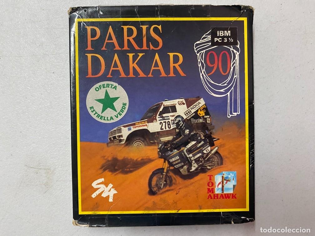 Videojuegos y consolas: PARIS DAKAR 90 - PC Videojuego Caja media de cart&oacute;n