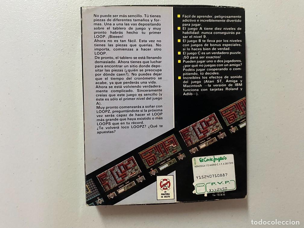 Videojuegos y consolas: LOOPZ - PC Videojuego Caja media de cart&oacute;n - Foto 4