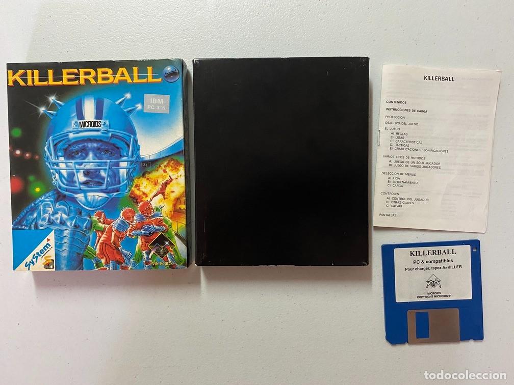 Videojuegos y consolas: KILLERBALL - PC Videojuego Caja media de cart&oacute;n - Foto 5