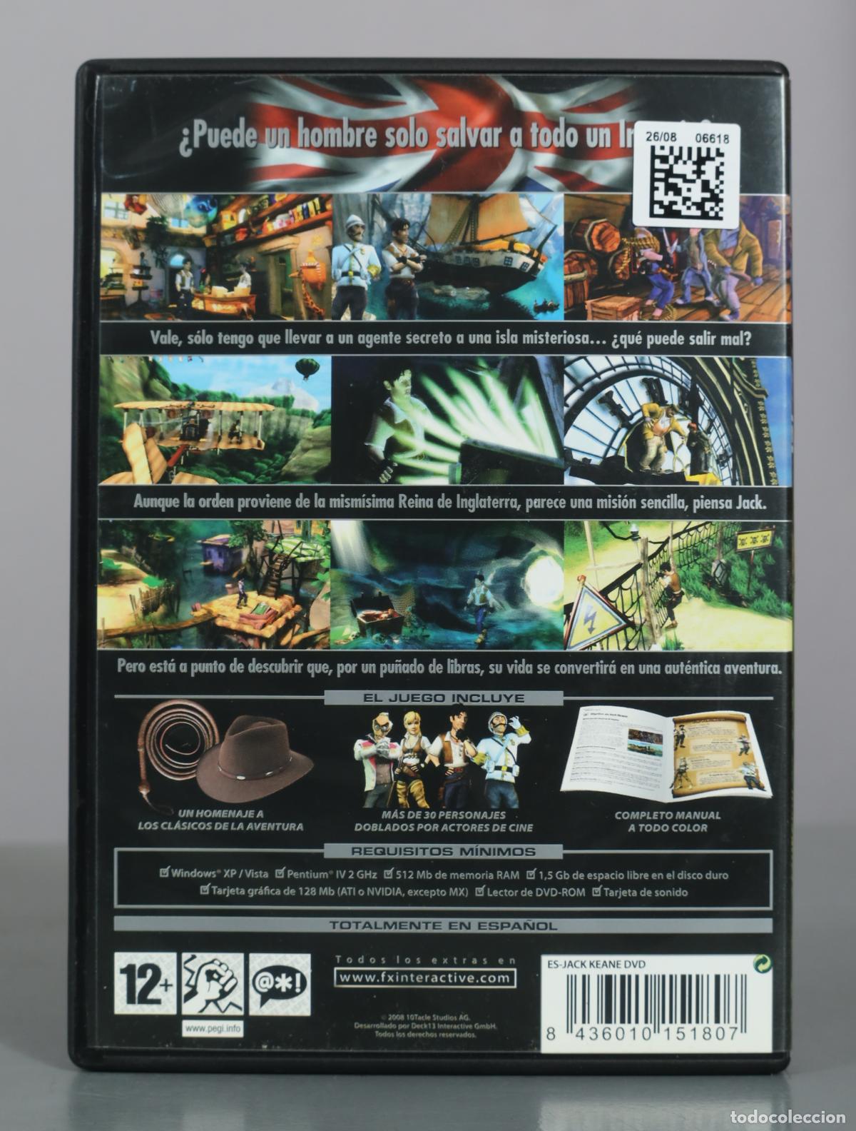 Videojuegos y consolas: PC CD-ROM Jack Keane - Al rescate del Imperio Britanico - FX Interactive - Foto 2