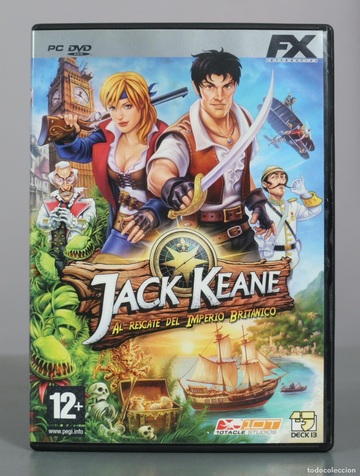 Videojuegos y consolas: PC CD-ROM Jack Keane - Al rescate del Imperio Britanico - FX Interactive