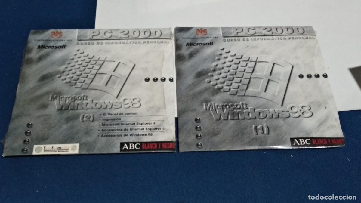 Videojuegos y consolas: PC 2000 1&ordm; Y 2&ordm; MICROSOFT WINDOWS 98 CURSO DE INFORMATICA PERSONAL - SIN USAR CON PRECINTO