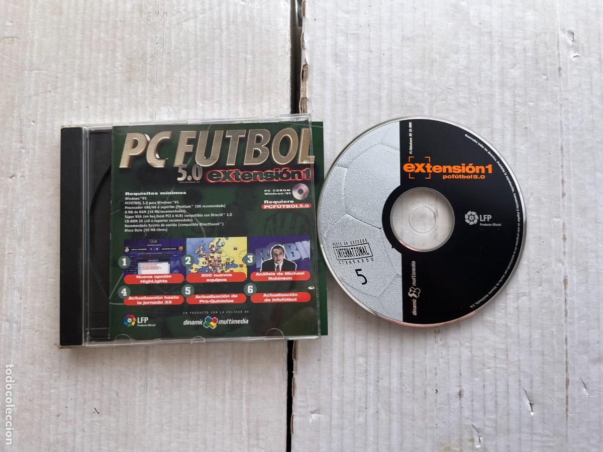 Videojuegos y consolas: PC FUTBOL 5.0 EXTENSION 1 - PC CD ROM KREATEN