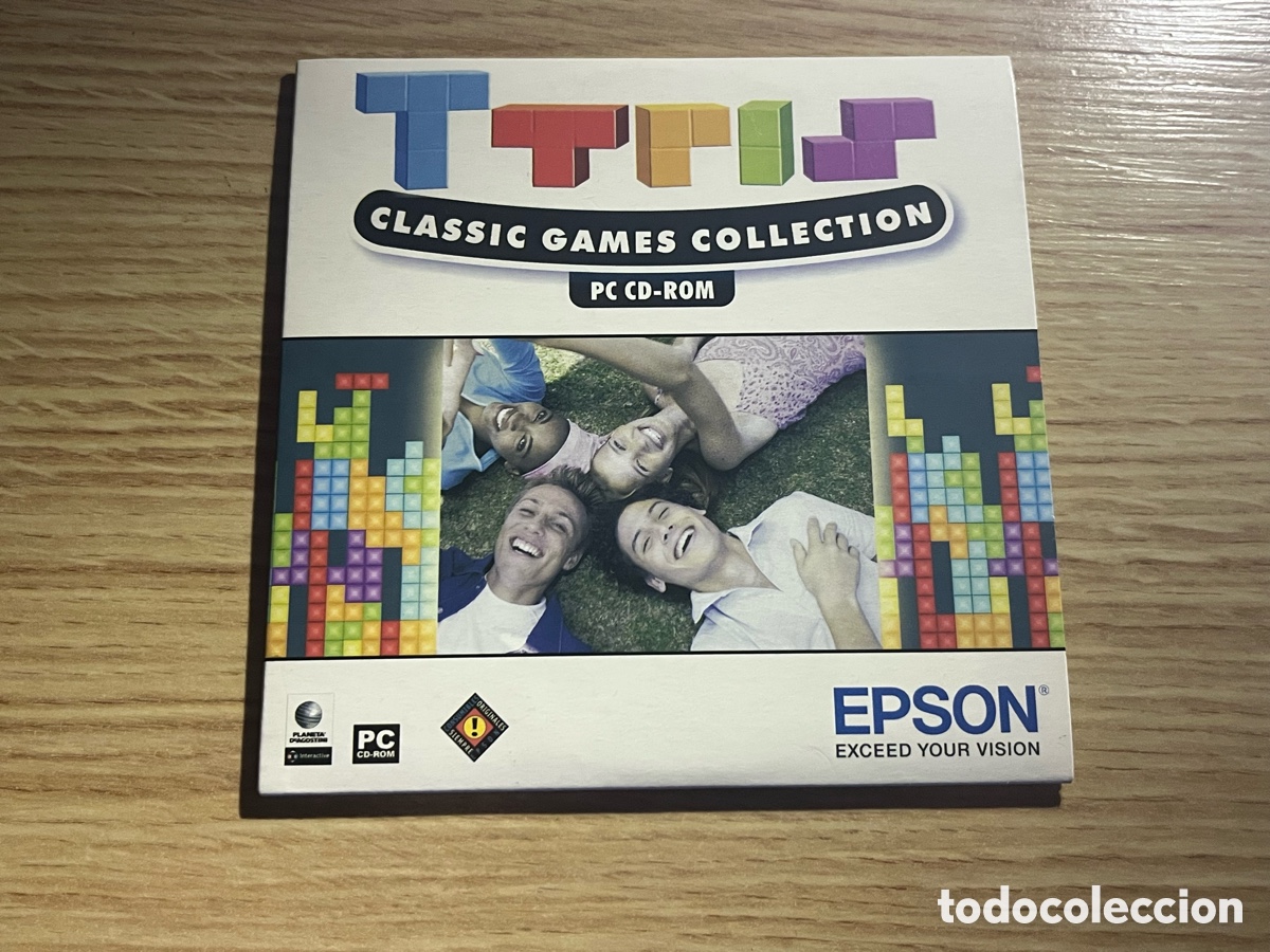Videojuegos y consolas: CD TTRIS. Tetris. Classic Games Collection. PC CD-ROM. Epson. Exceed your vision