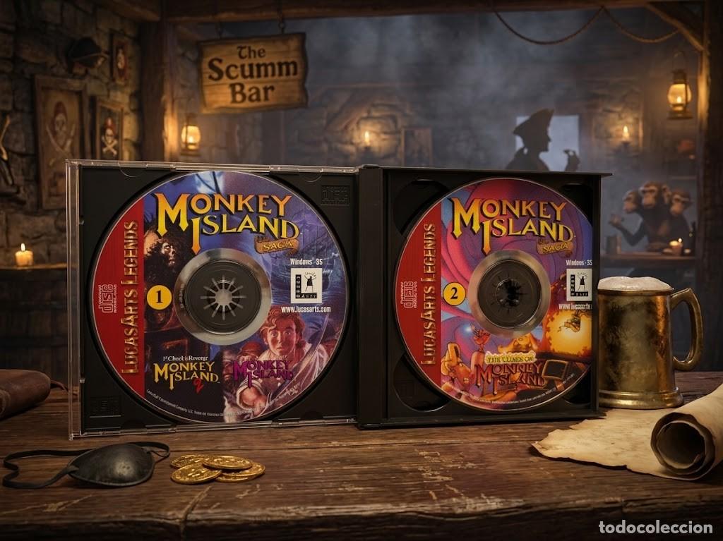 Videojuegos y consolas: Monkey Island Saga (Monkey Island 1,2,3) - Foto 2