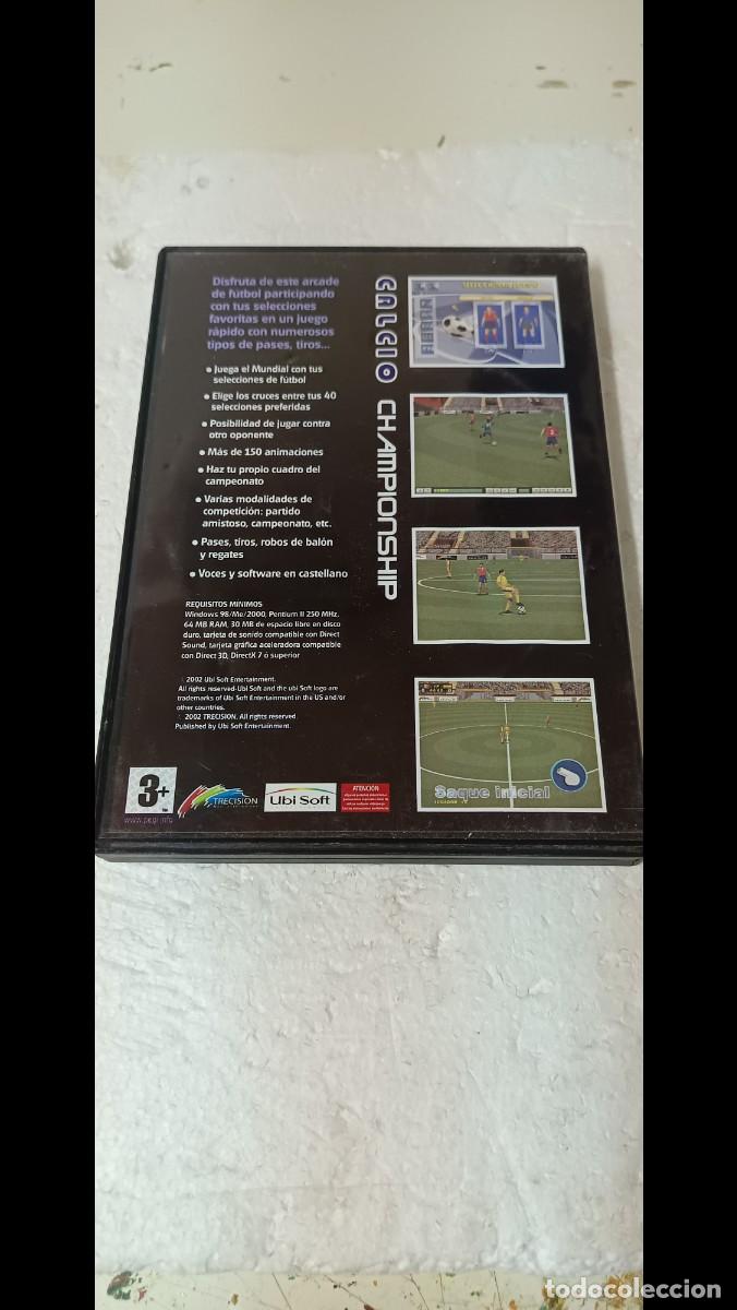 Videojuegos y consolas: Juego antiguo pc cd calcio Championship - Foto 2
