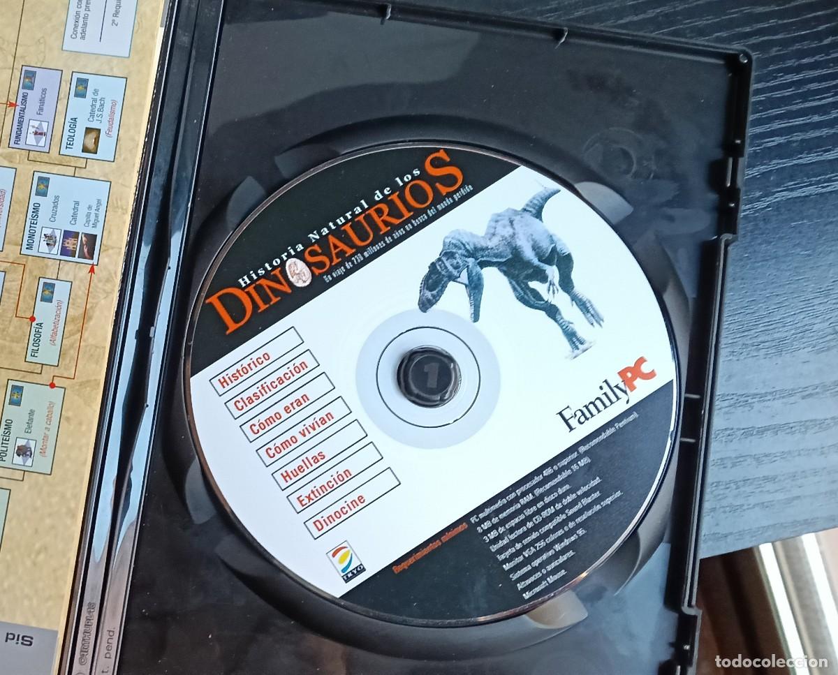 Videojuegos y consolas: Historia Natural de los Dinosaurios CD ROM Un viaje en busca del mundo perdido