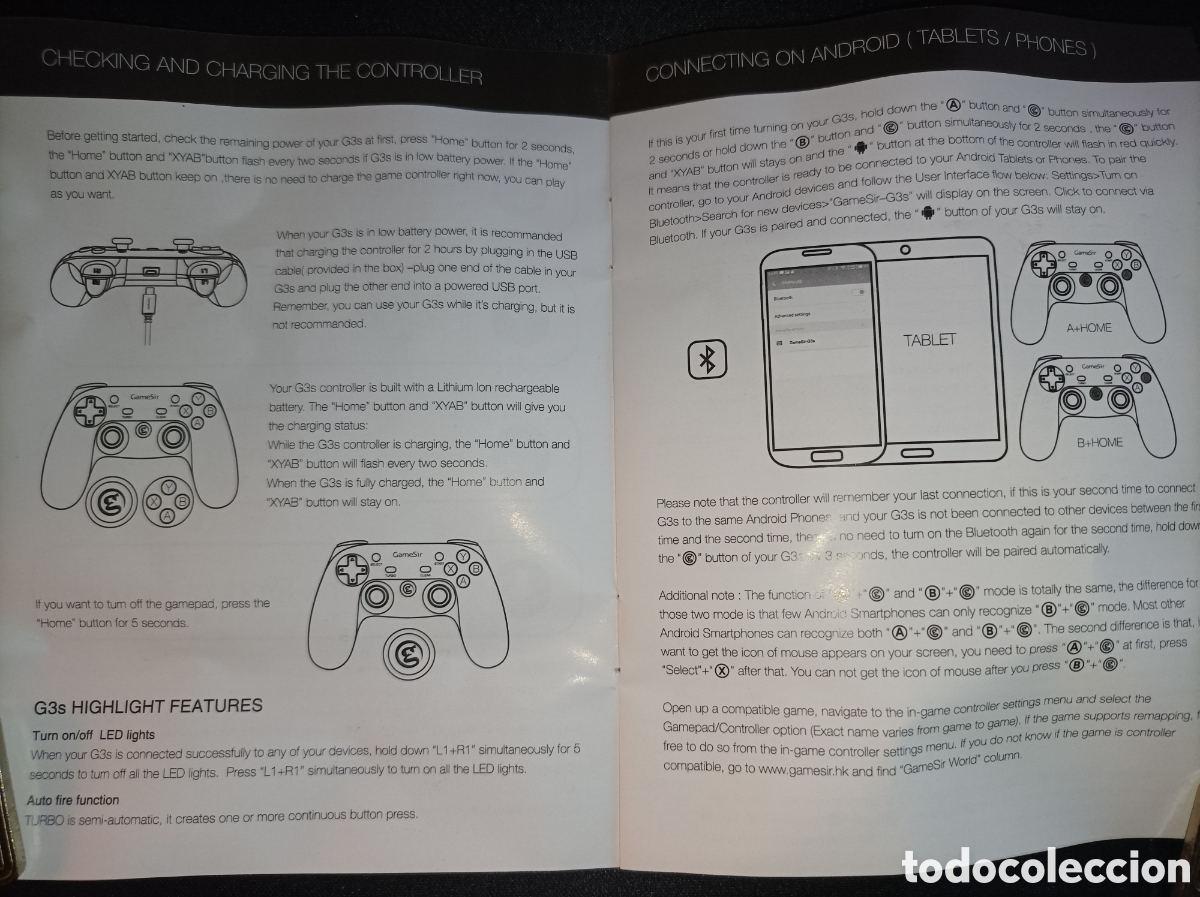 Videojuegos y consolas: Mando GameSir G3s Completo PC Android M&oacute;vil PS3 - Foto 7