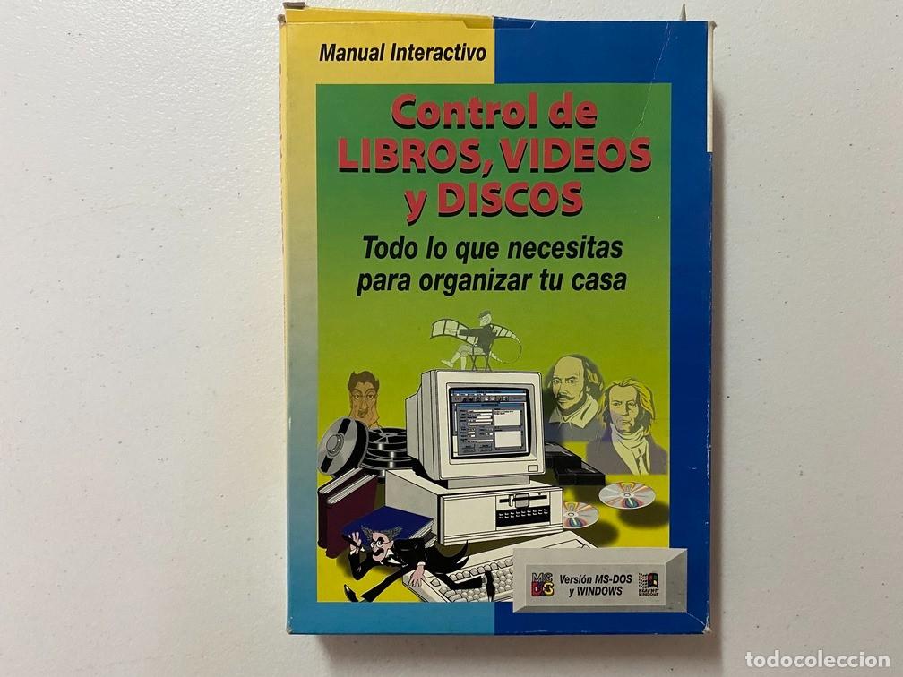 Videojuegos y consolas: CONTROL DE LIBROS, V&Iacute;DEOS Y DISCOS - PC Videojuego Caja media de cart&oacute;n