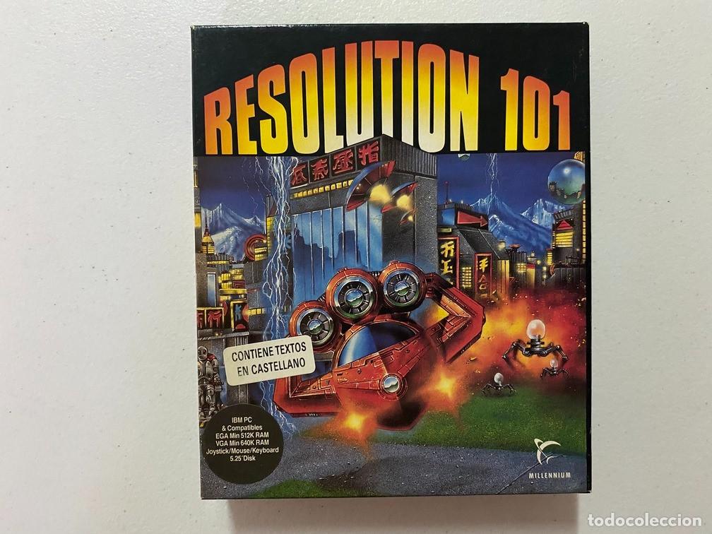Videojuegos y consolas: RESOLUTION 101 - PC Videojuego Caja media de cart&oacute;n
