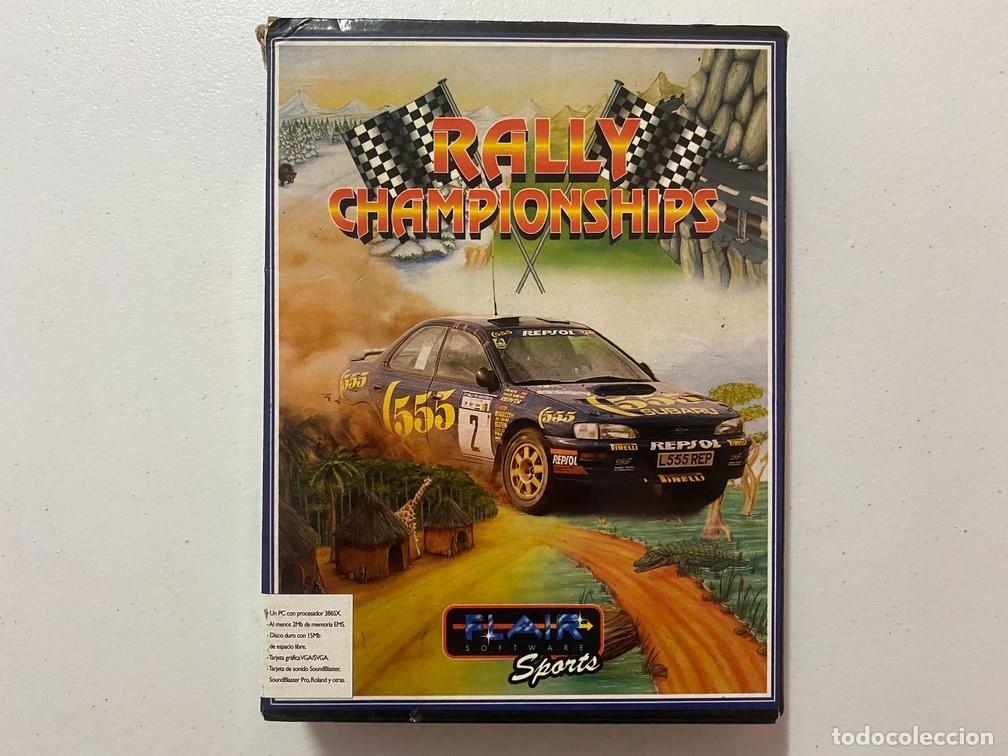 Videojuegos y consolas: RALLY CHAMPIONSHIP - PC Videojuego Caja media de cart&oacute;n