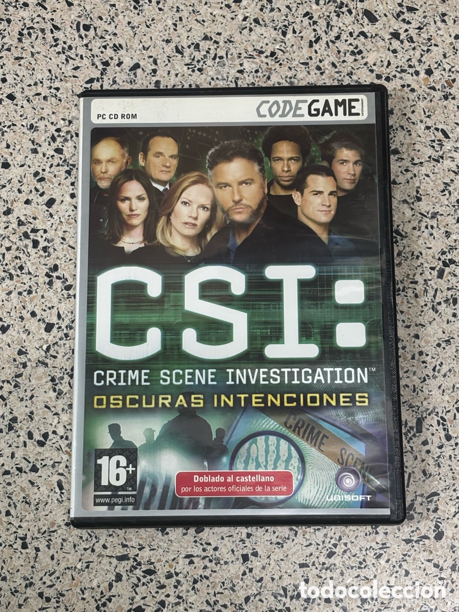 Videojuegos y consolas: CSI: Crime Scene Investigation Oscuras Intenciones - PC CD-ROM - PAL Espa&ntilde;a