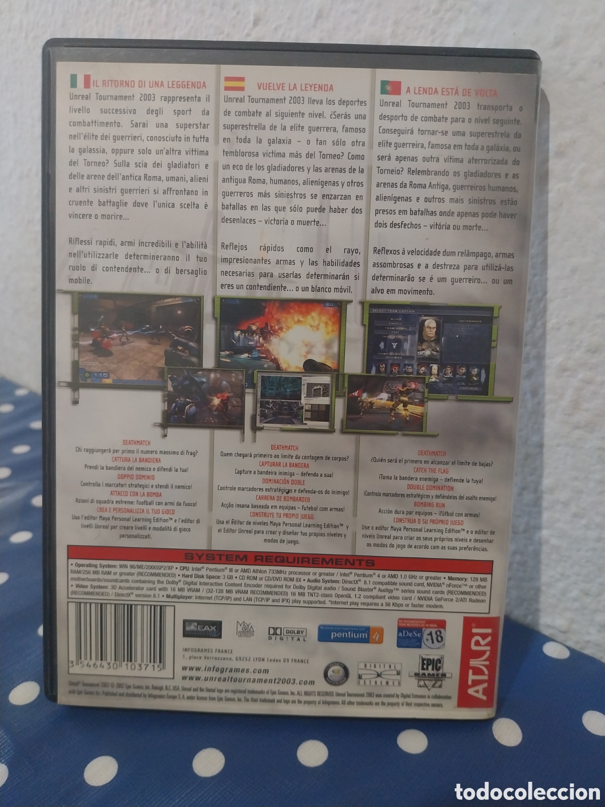 Videojuegos y consolas: Juego Unreal tournament 2003 pc atari - Foto 2