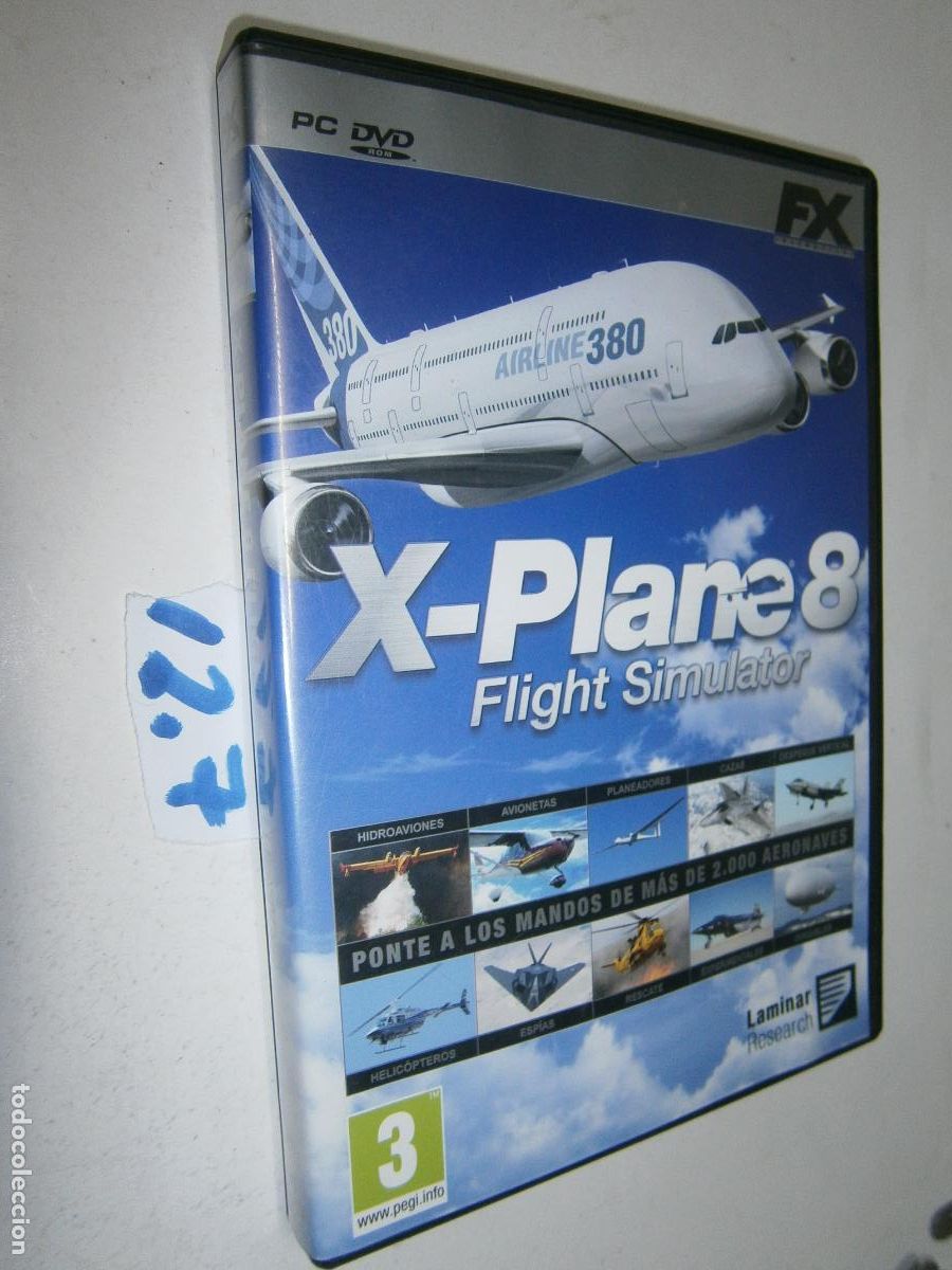 Videojuegos y consolas: ANTIGUO JUEGO PARA PC - SIMULADOR DE VUELO X-PLANE 8 FLIGHT SIMULATOR